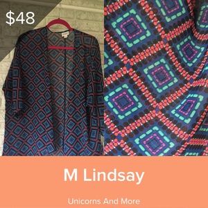 Lularoe lindsey kimono medium